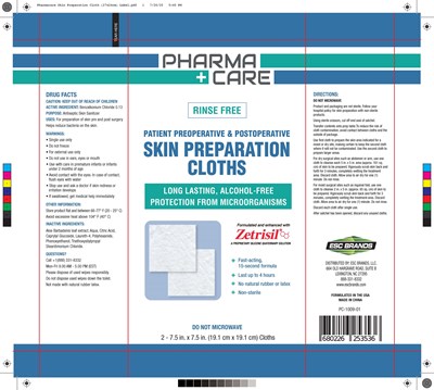 1 (Pharmacare Skin Preparation Cloth (27x24cm) Label(1))